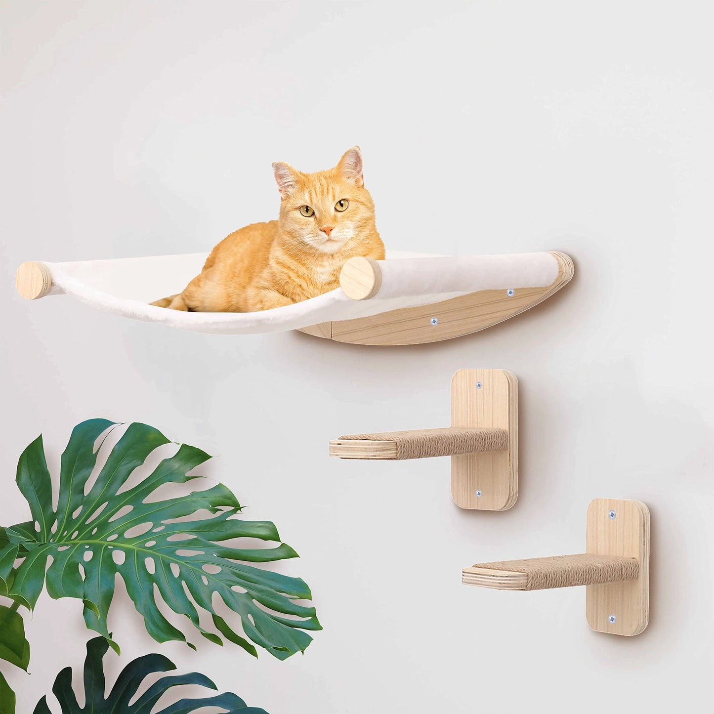 Wooden Wall-mounted Climbing Furniture for Cats