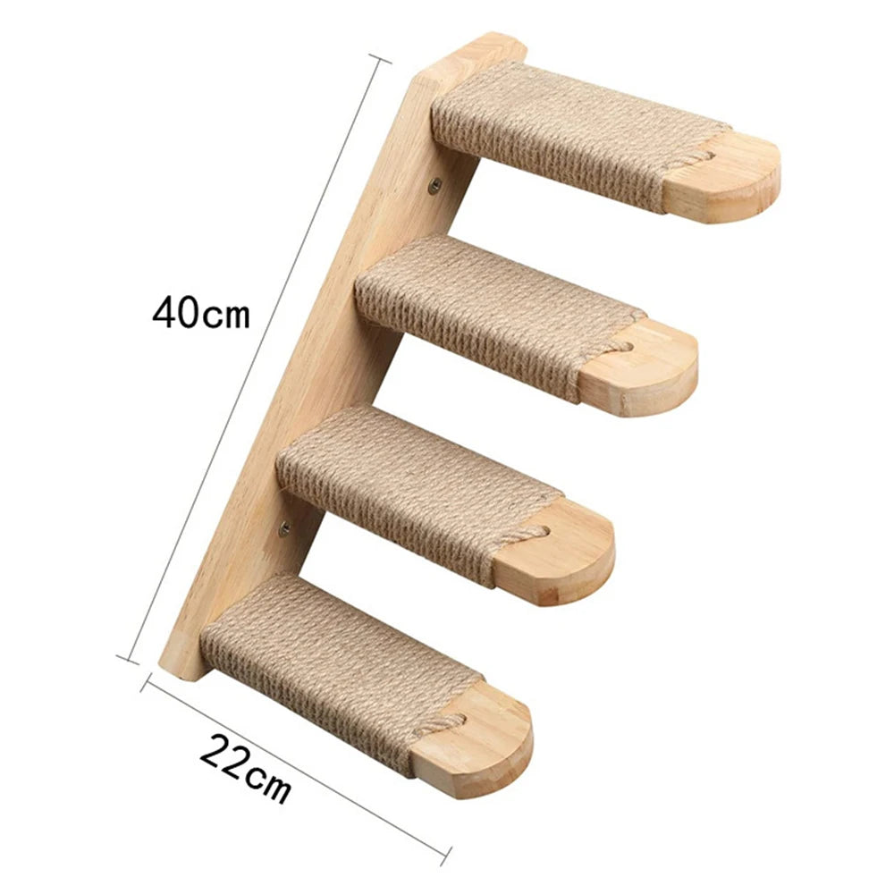 Wooden Wall-mounted Climbing Furniture for Cats