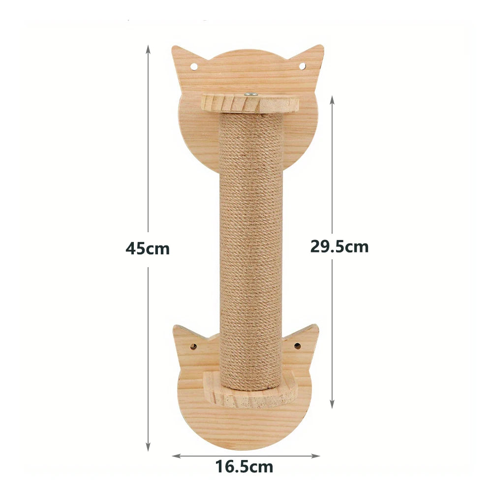 Wooden Cat Scratching Post / Tree