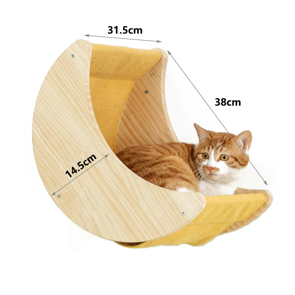 Wooden Wall-mounted Climbing Furniture for Cats