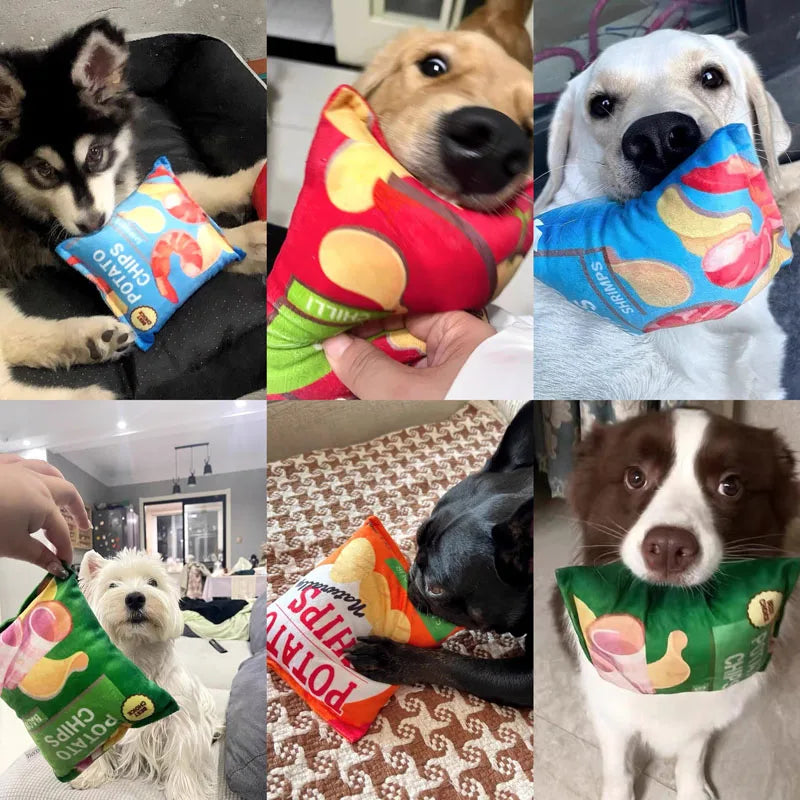 Squeaky Crip Dog Chew Toy