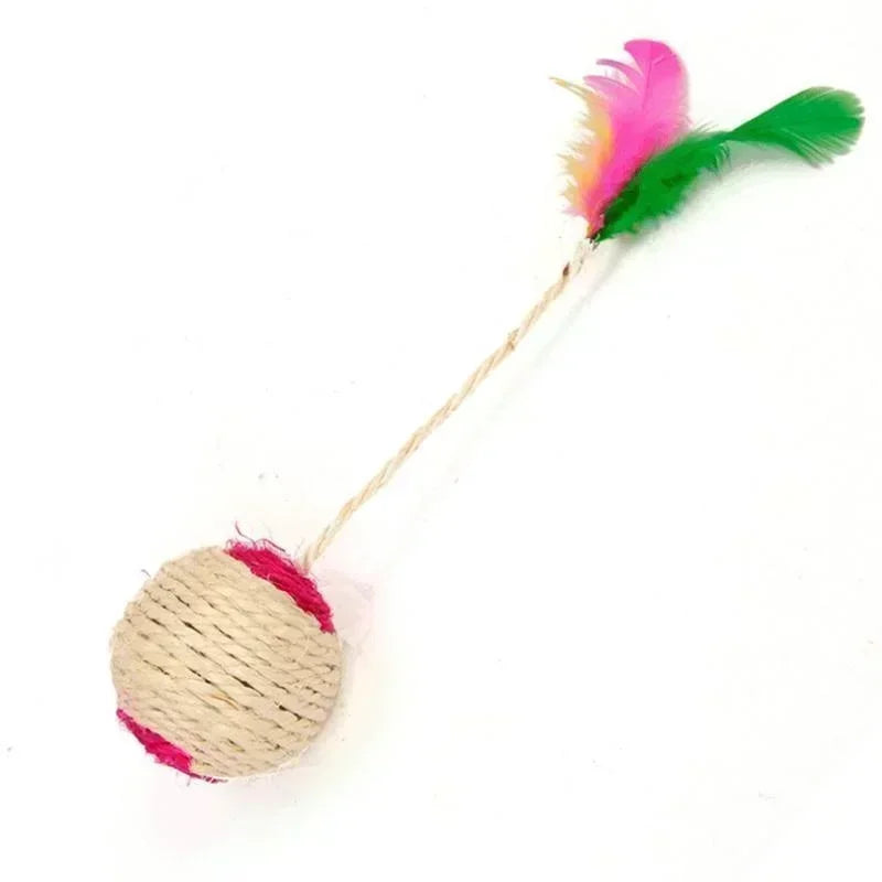 Sisal Interactive Cat Scratching Ball