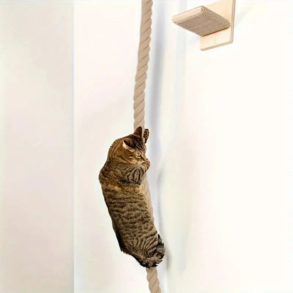 Wooden Wall-mounted Climbing Furniture for Cats
