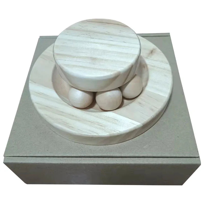 Wooden Toy Tower for Cats