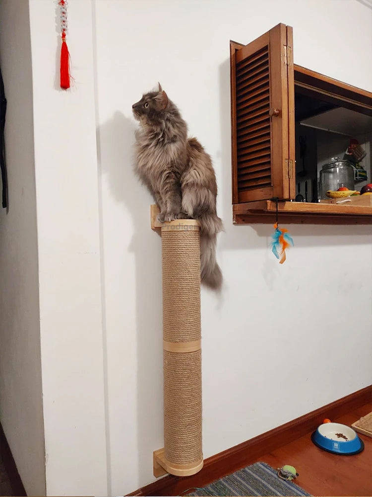 Wooden Cat Scratching Post / Tree