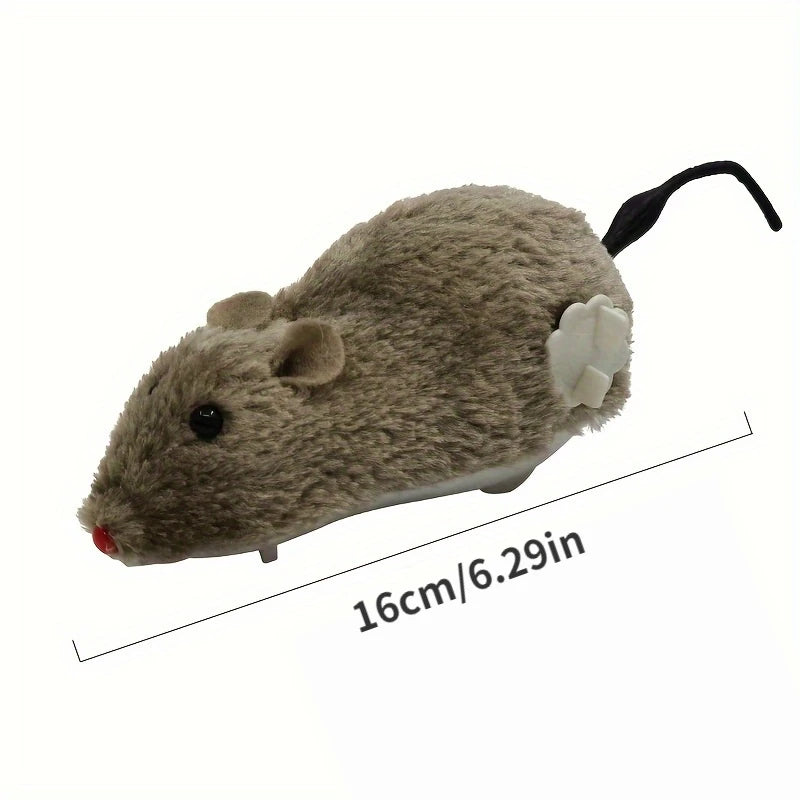 Fun and Interactive Wind-Up Mouse Toy for Cats