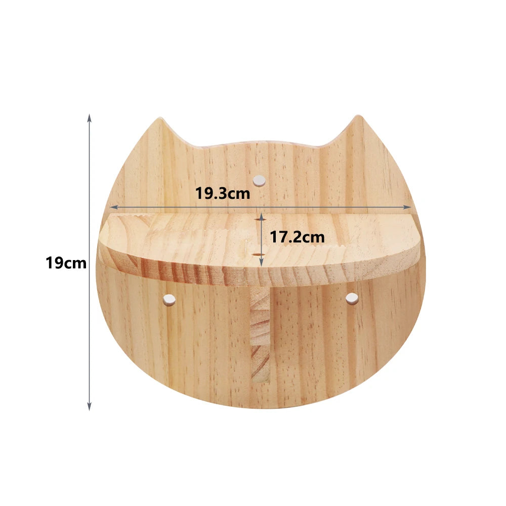 Wooden Wall-mounted Climbing Furniture for Cats