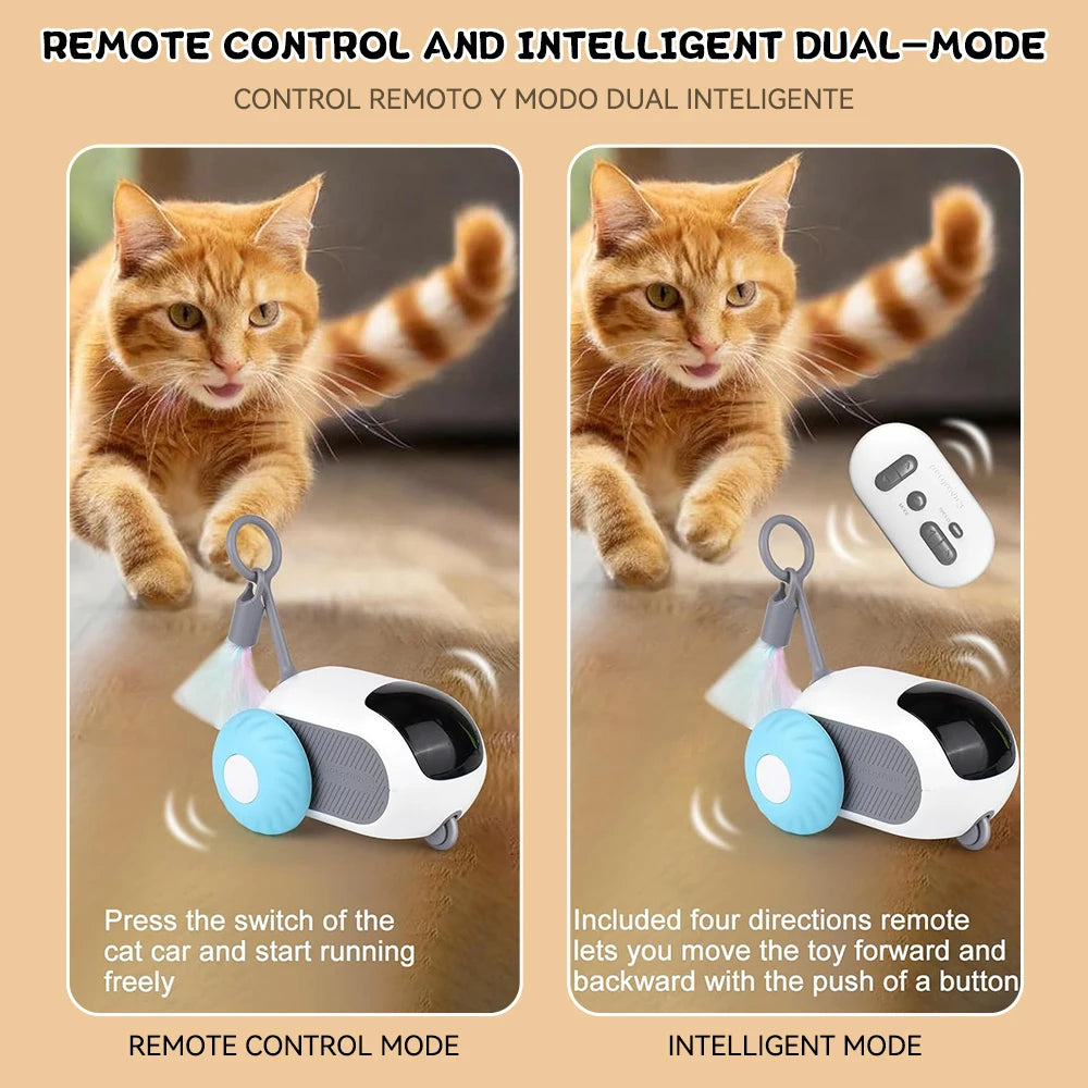Smart Interactive Toy Car for Cats