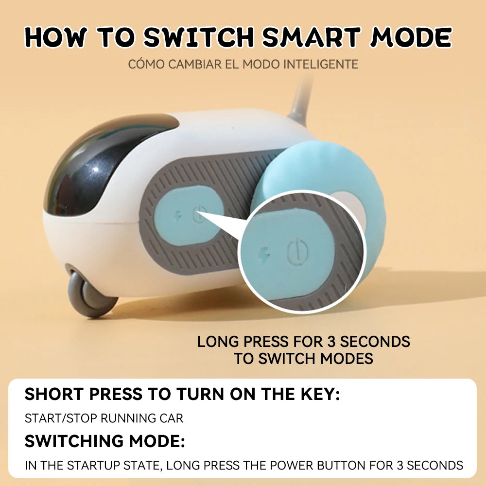 Smart Interactive Toy Car for Cats