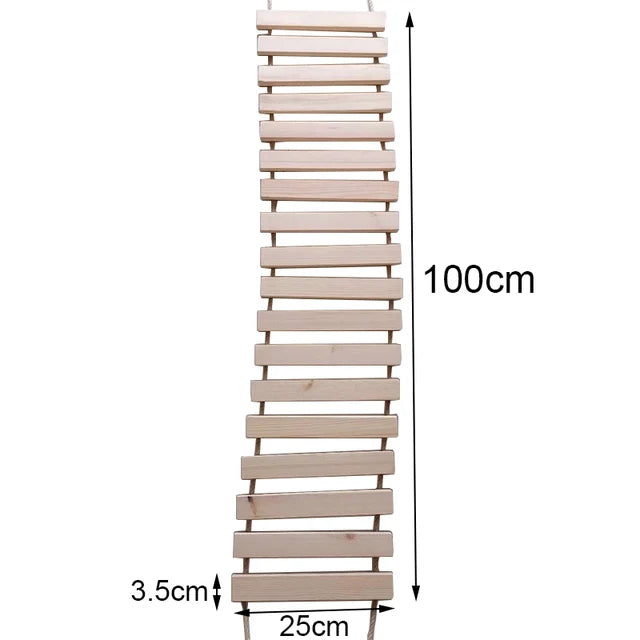 Wall-Mounted Activity Cat Wood Sisal Scratcher Furniture