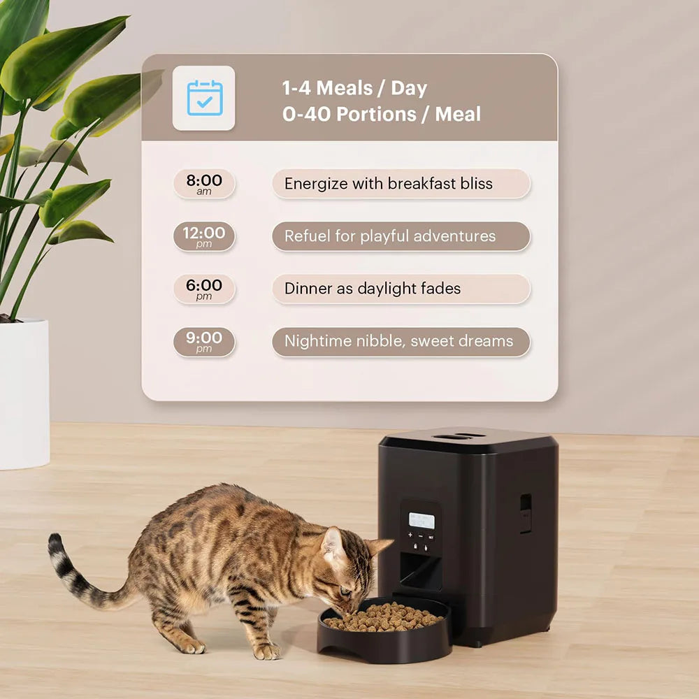 Automatic Dog/Cat Feeder Dog Slow Food Machine With Timer and Bowl