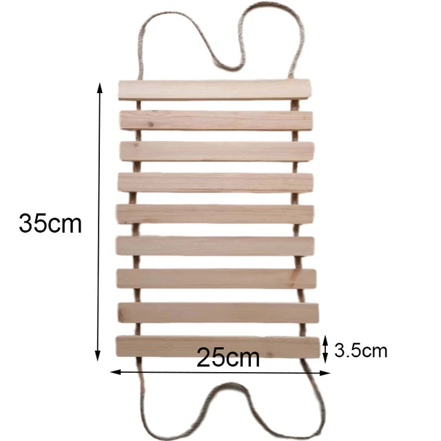 Wall-Mounted Activity Cat Wood Sisal Scratcher Furniture
