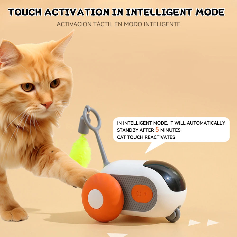Smart Interactive Toy Car for Cats