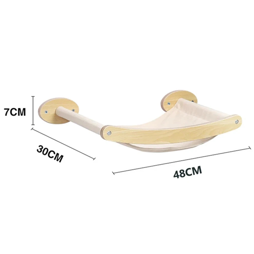 Wooden Wall-mounted Climbing Furniture for Cats