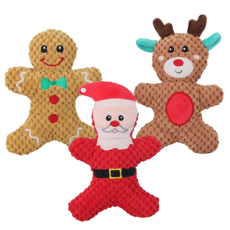 Christmas plush toy for pets