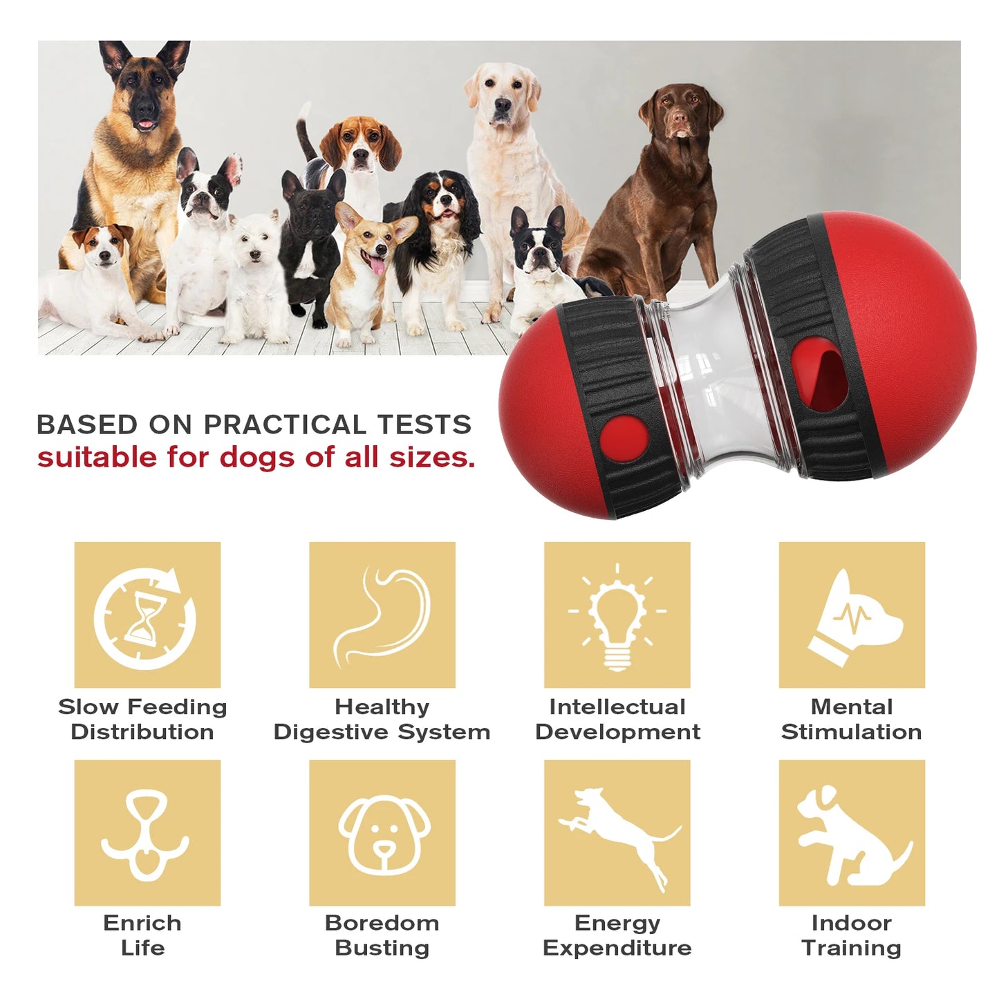 Treat Dispensing Puzzle Toy for Dogs