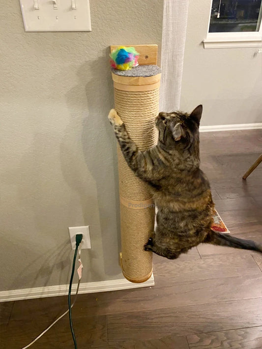 Wooden Cat Scratching Post / Tree