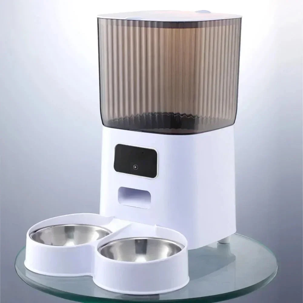 Smart Automatic Pet Feeder with Camera