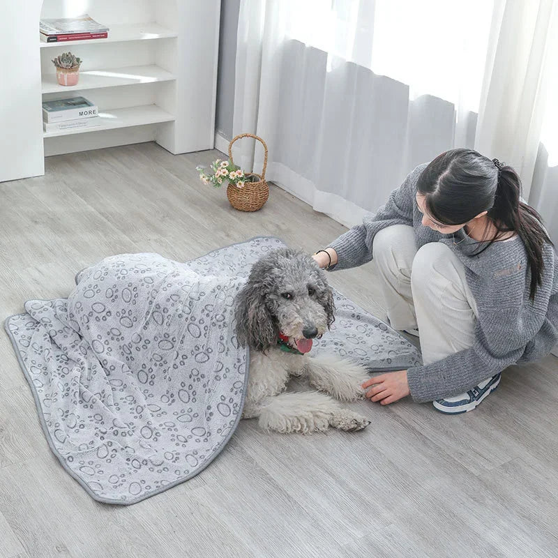 Paw-Print Blanket