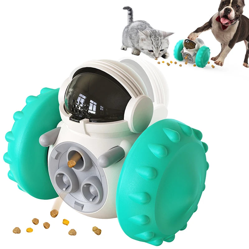 Interactive Tumbler Toy for Dogs - Slow Food Feeder with Dispenser