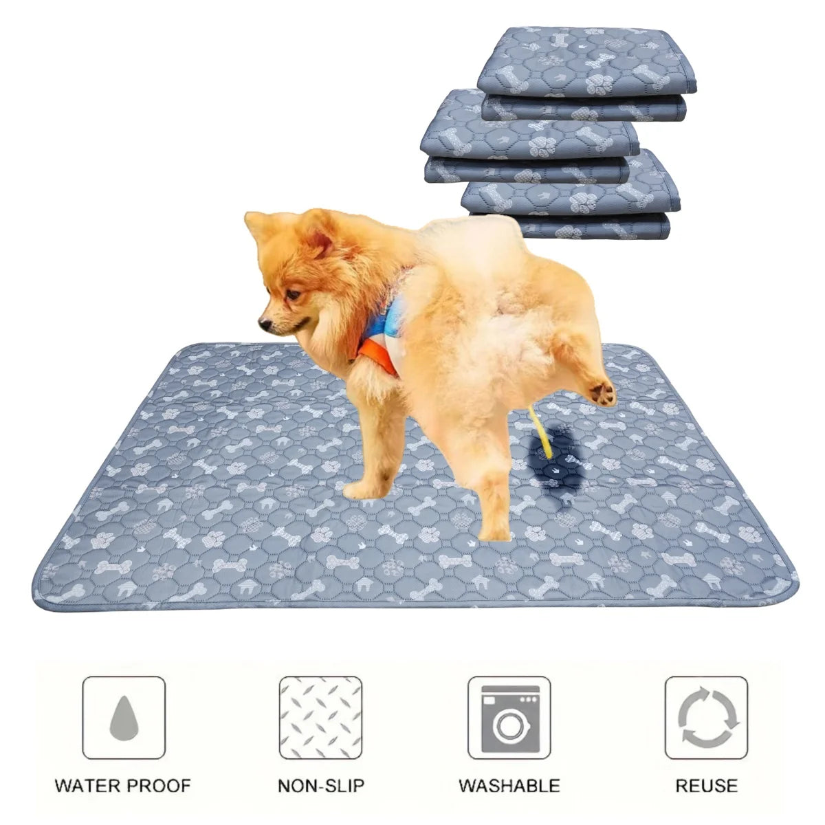 Multi-layer Washable Pet Training Pads