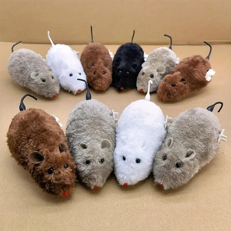 Fun and Interactive Wind-Up Mouse Toy for Cats