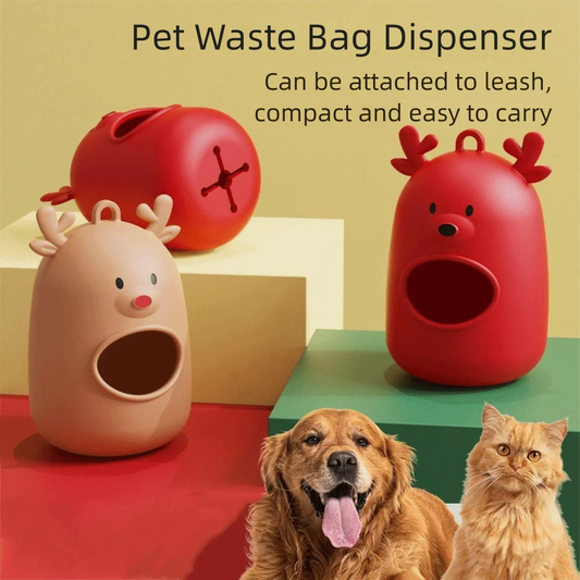 Christmas silicone waste bag dispenser