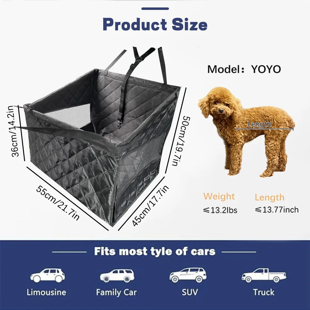 Waterproof Dog Carrier Car Seat Cover