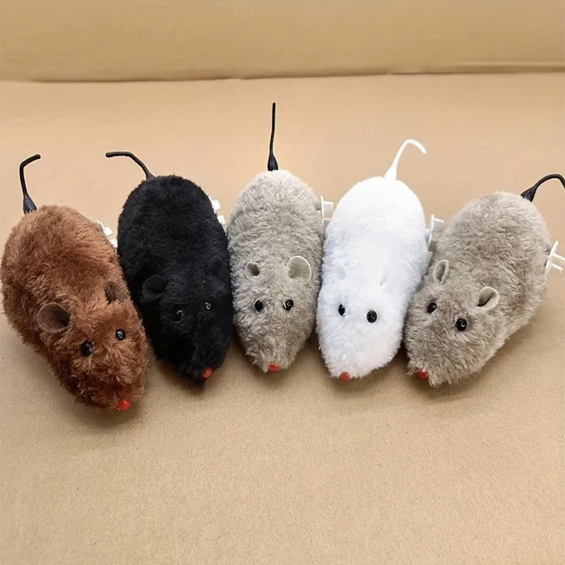 Fun and Interactive Wind-Up Mouse Toy for Cats