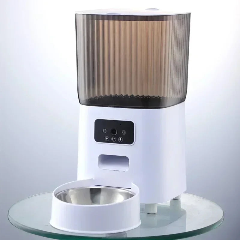 Smart Automatic Pet Feeder with Camera