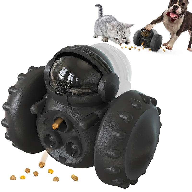 Interactive Tumbler Toy for Dogs - Slow Food Feeder with Dispenser