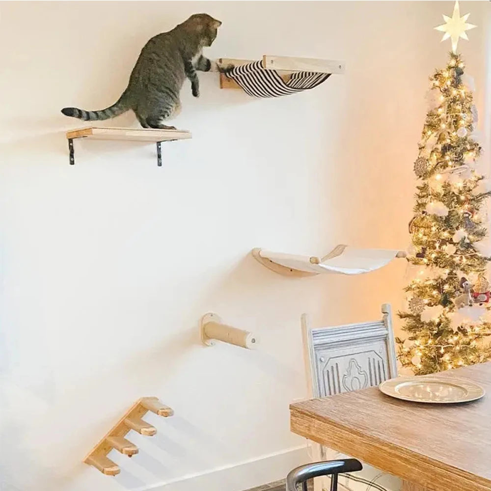 Wall Mounted Climbing Frame for Cats