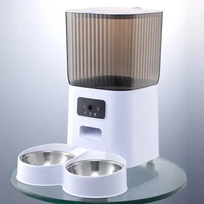 Smart Automatic Pet Feeder with Camera