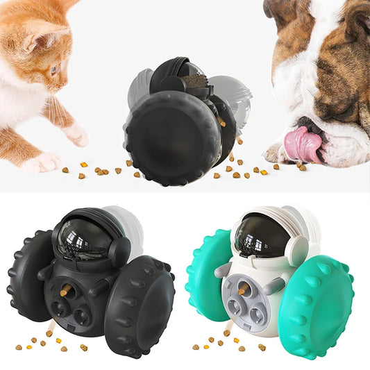 Interactive Tumbler Toy for Dogs - Slow Food Feeder with Dispenser