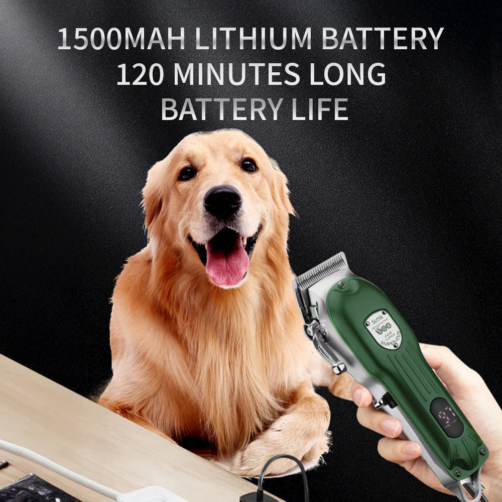 Professional Rechargeable Dog Hair Trimmer Kit