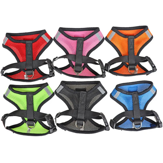 Reflective Mesh Harness & Leash Set